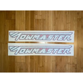 TowMaster Trailers Replacement 24” Logo DECAL Stickers - SET 2 - Color Trailer