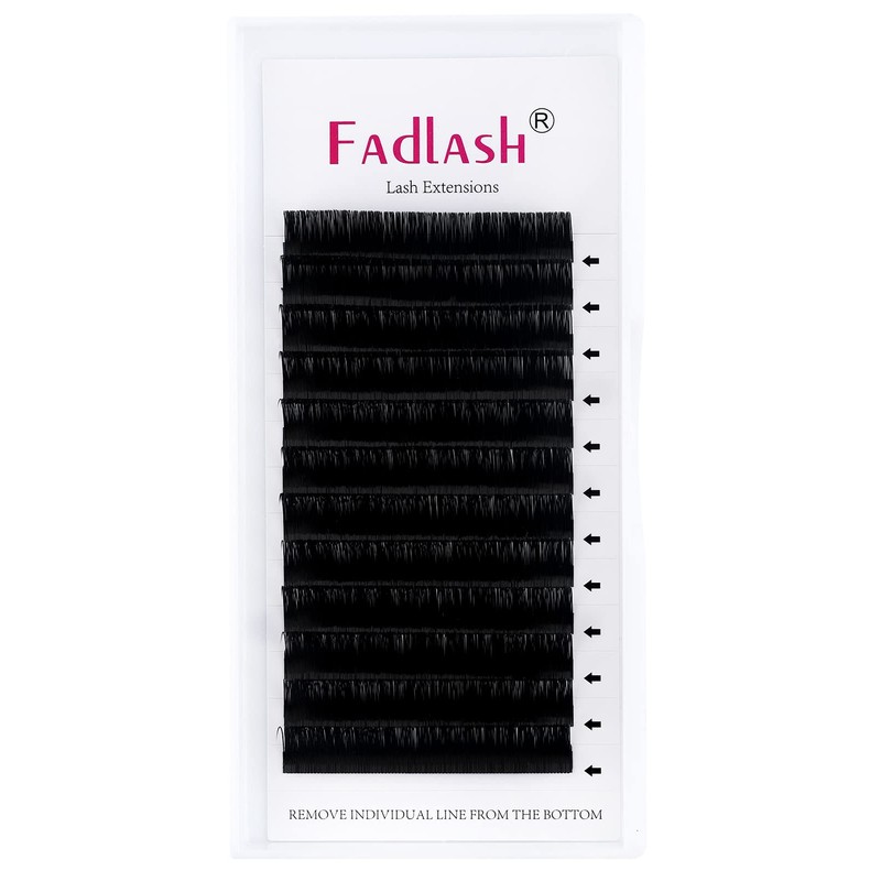 Lash Extensions Mixed Tray Eyelash Extension Supplies Black Individual Lash