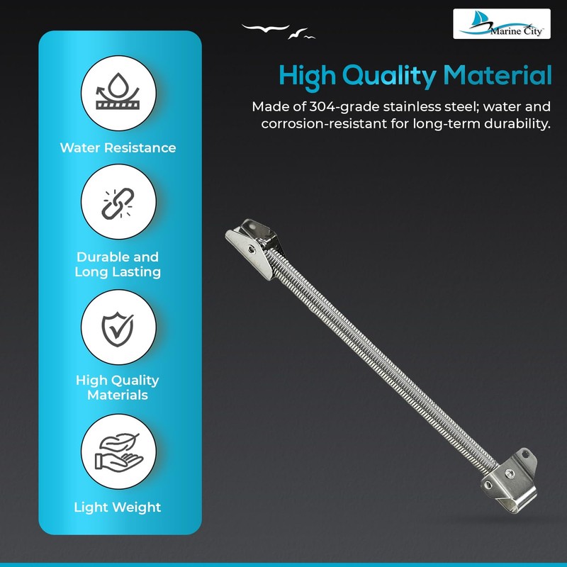 Marine City 304 Stainless Steel Best Grip Hatch Holder Adjuster