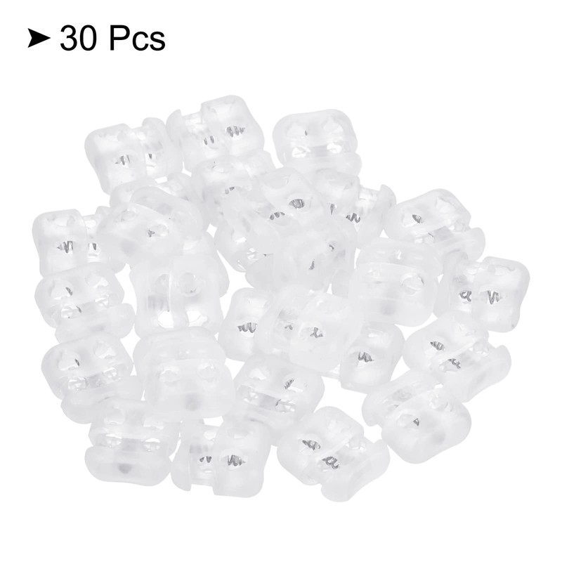 PATIKIL Cord Locks, 30 Pack Oval Spring Toggle Stopper for