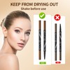 Magic Eyebrow Pencil, Microblading Eyebrow Pen, 2-in-1 Waterproof Eyebrow Pencil