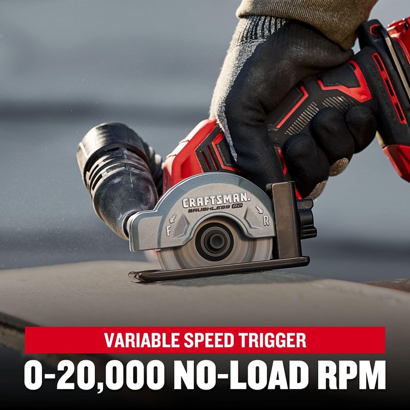 CRAFTSMAN V20 3 Inch Cordless Cut-Off Tool with Forward and