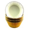 Eoonfirst Foil Cupcake Liners Standard Baking Cups 100 Pcs (Gold)