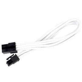 Silverstone Tek Sleeved Extension Power Supply Cable with 1 x 6-Pin to PCI-E 6-Pin Connector (PP07-IDE6W)
