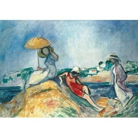 Tushita Art postcard H. Lebasque - Trois Femmes