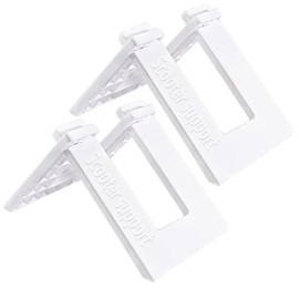 NOELAMOUR Strider Stand for Kids Bicycle Kids Bike BMX Reinforced PVC Set of 2 (White)