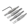 Set of 4 HSS Hinge Drill Bit Set Hinge Drill