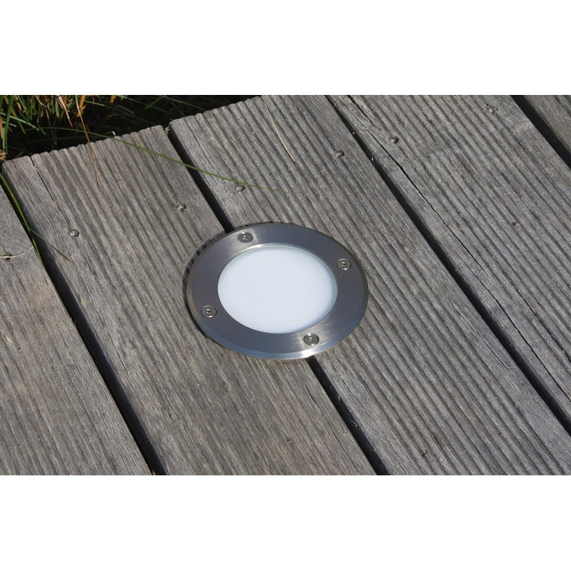 Ceiling light GX53 BEL "R" Round Stainless Steel IP65