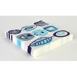 Turquoise Blue & Aqua Napkins 40 x 40 Pack of 12)