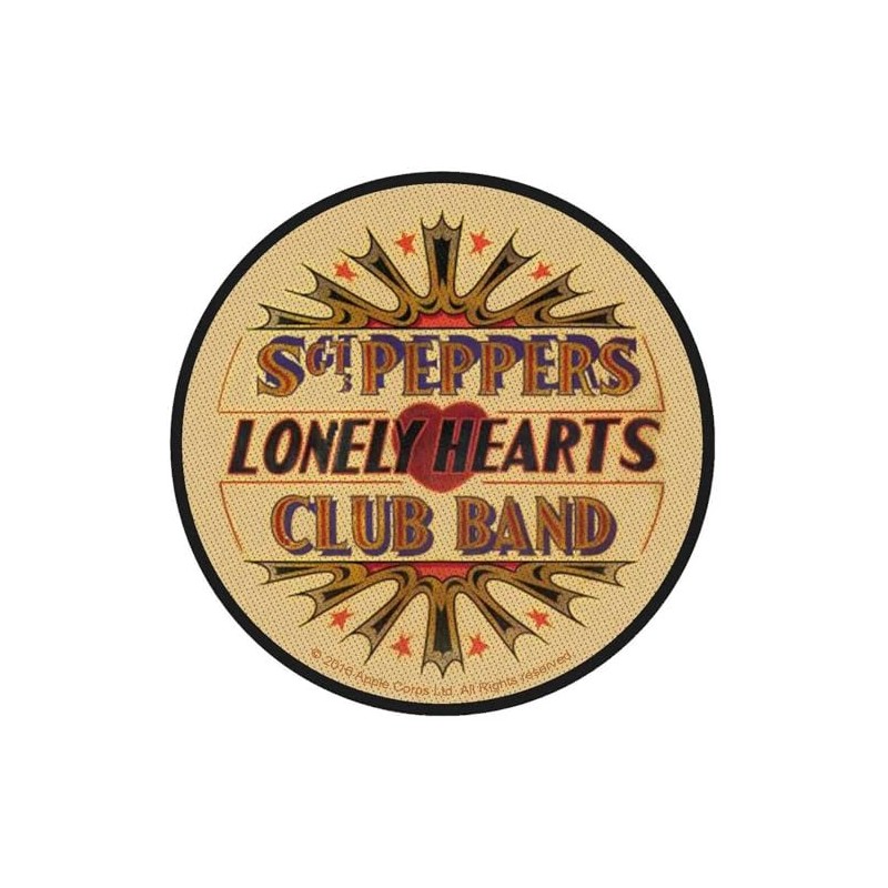 Beatles - (Antique) Sgt Pepper Drum Patch 9cm Dia