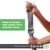 Gaiam Yoga Strap 8ft Stretch Band with Adjustable Metal D-Ring
