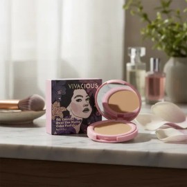 Polvo Compacto Control De Grasa Vivacious - Húmedo Y Seco