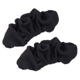 Garneck 2pcs Office Chair Armrest Covers,Arm Rest Slipcovers,Thickened Office Computer Chair Armrest Protect Covers, Elastic Band Chair Arm Rest Sleeves (Black)