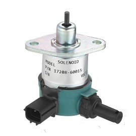 MaySpare Fuel Shut Off Solenoid 17208-60015 17208-60016 17208-60017 17208-60010 Fits Kubota V1205 V1505 V1305 D1105 D1005 D905 Mower Excavator Tractor Generator