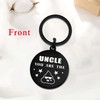 ABNTY Keychain for Uncle, Funny and Heartfelt Gift for Uncle