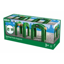 BRIO World Train Track Stacking Supports for Kids Age 3 Years Up - Compatible with all BRIO Railway Train Sets & Accessories