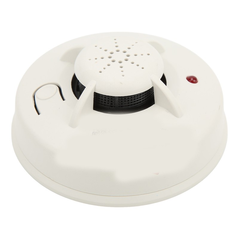 Smoke Alarm Battery Operated LED Indicator Quick Response Dustproof 360°