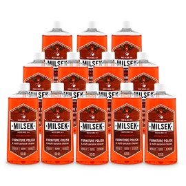 Milsek Furniture Polish and Cleaner with Cinnamon-Raspberry Scent (Holiday Oil), 12-Ounce, Pack of 12, HO-12-12PL