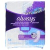Always Discreet, Pads Long Length Moderate Absorbency 54 Count Cs