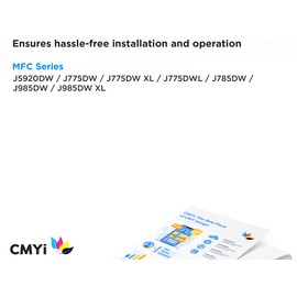 CMYi LC20E Yellow Replacement Ink Cartridge for Brother MFC-J5920DW, J775DW, J775DW XL, J775DWL, J785DW, J985DW, J985DW XL