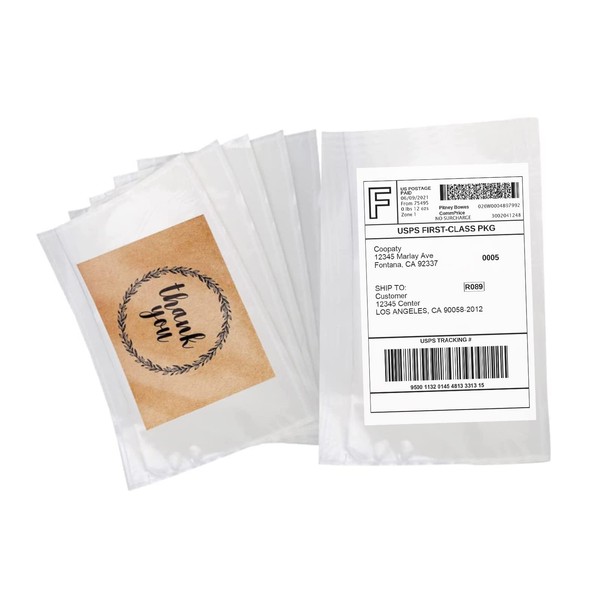 Clear Self-Adhesive Packing List Envelopes, Label Envelopes Pouches/Shipping Labels Sleeves