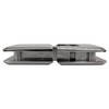 CRL Chrome With Brass Accents Pinnacle 180 Series 180 Degree