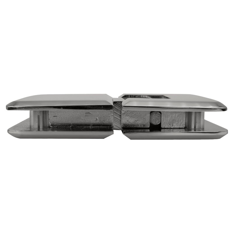 CRL Chrome With Brass Accents Pinnacle 180 Series 180 Degree