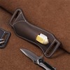 Leather Belt Knife Sheath, Knife Holster for Pocket Knives, EDC