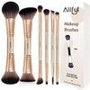 Set de Brochas de Maquillaje 6 Piezas Doble Punta, 12
