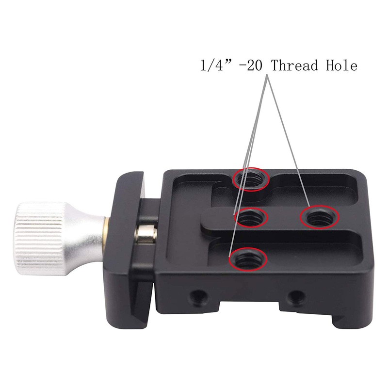 Haoge CP-40 Quick Release Clamp for Arca-Type Standard Conversion Heighten