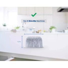 GENERIK Filtro Agua Cafetera Breville Bwf100 6 Pack Carbon Activado