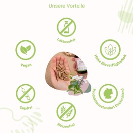 for you frauen balance 60 Kapseln | Unterstützt die hormonelle Balance der Frau | Pflanzenextrakte Fenchel, Frauenmantel, Schafgarbe, Rotklee, Hopfen, Mönchspfeffer & Vitamin B5 & B6