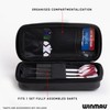 WINMAU Armor G1 Darts Wallet - Black. The dart case
