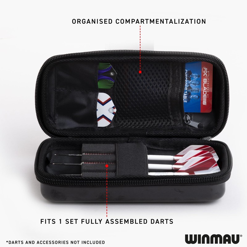 WINMAU Armor G1 Darts Wallet - Black. The dart case
