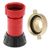 QWORK 1-1/2" NST/NH Fire Hose Nozzle & Brass Fire Hydrant