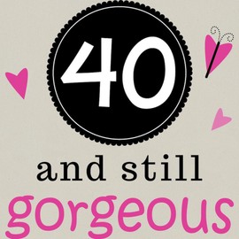 CafePress 40Th Birthday 40 And Still Gorgeous Zipper Tote Ba Canvas Tote Top Zipper Closure