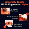 PREPARED4X P4X Emergency Poncho Mylar Survival Blanket - Color: Orange