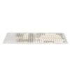 Keyboard Keycaps Retro Grey White 122 Keys PBT Theme Keycap
