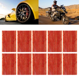 Cerlingwee Tyre Repair Plug Kit, 100 Pieces 100 x 3 mm Rubber Sealing Strips for Tubeless Tires, Puncture Assistance, Car Tool, Tyre Repair Plugs for Repair (Brown)