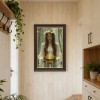 24x36 Wood Grain Gold Frame Home Made Happiness Quote for