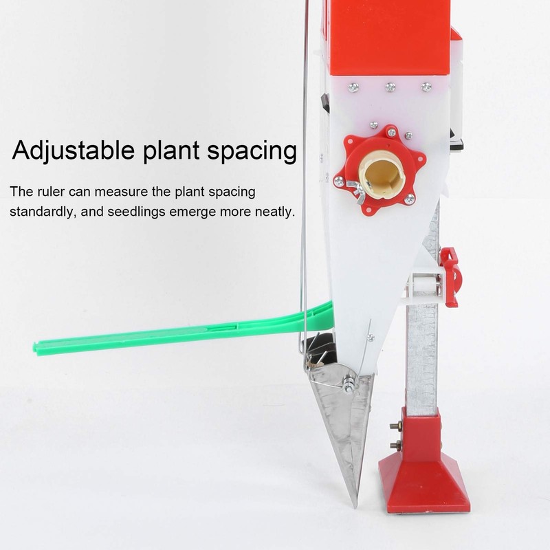 Fertilizer Seeder, Precise Seeding Fertilize Accurately Portable Garden Push Seeder,