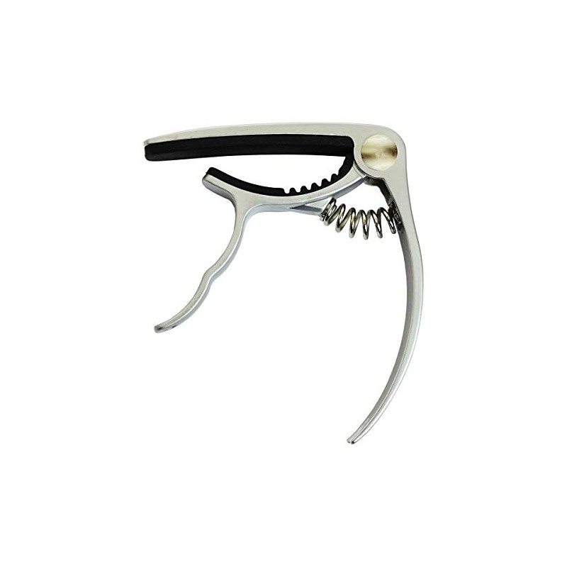 keepdrum Capo Capo for Acoustic Guitar and Electric Guitar Silver