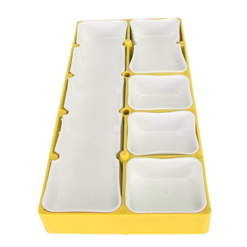 Watch Parts Storage Box Stackable 5 Compartments Acrylic Rubber Watch