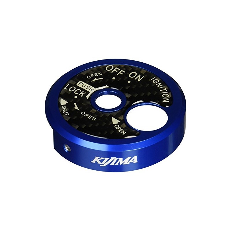 Kijima Motorcycle Parts Key Cylinder Cover CNC Blue Cygnus X-FI(28S/1YP)