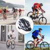 Casco De Bicicleta Unisex+redes Para Moto,casco De Ciclismo Blanco G