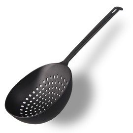 Fackelmann Schiumarola in Nylon, per Scolare, Schiumare, Scolapasta Ottimale per Pasta, Pasta Ripiena, Fritti, Colino Resistente al Calore, Dimensioni 36 x 16,5 cm