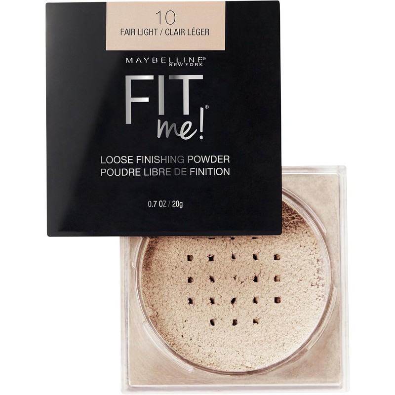 Maybelline Fit Me Loose Finishing Powder, Fair Light, 0.7 oz.