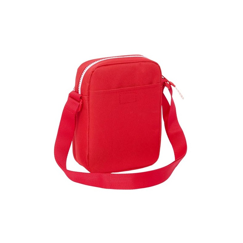 Safta Unisex Children's M672-612465672 Shoulder Bag with Outer Pocket, Red,