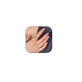 Mothers Ring 2 Birthstones for Women, Trendy Mom Heart Butterfly Colorful Rhinestone Rings Dainty Unique Gold Plated Ring for Mom Birthday Holiday Jewelry Gifts (Size10)