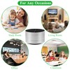 Czzmy Round Leather Art Supply Organizer,Remote Control Holder,360 Degree Spinning,Multi-Functional